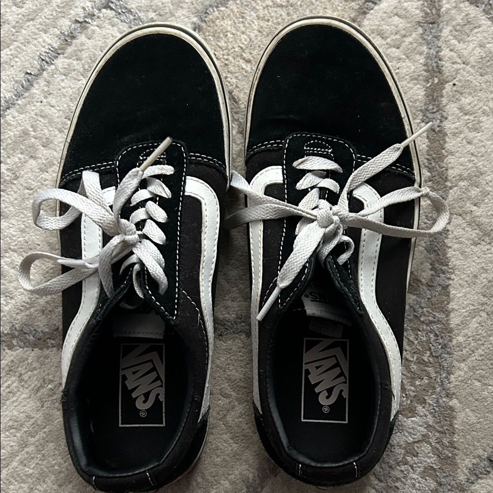 Vans Black and White Old Skool Shoes